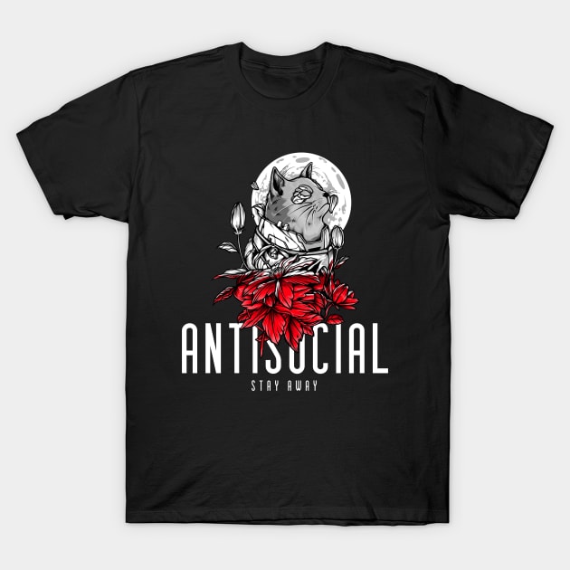 Antisocial T-Shirt by Crafty Mornings